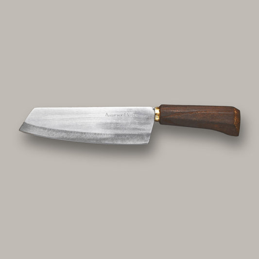 Chefmesser im Bunka-Stil von Authentic Blades aus Kohlenstoffstahl. 