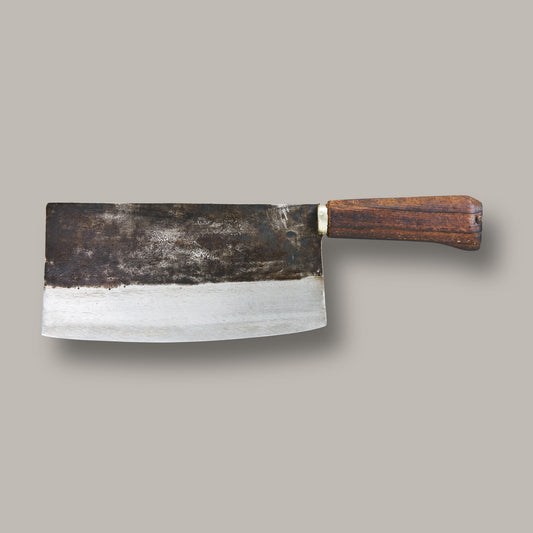 Grosses, schweres Kuechenbeil aus Carbonstahl