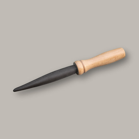 Schleifstab aus Keramik mit Holzgriff