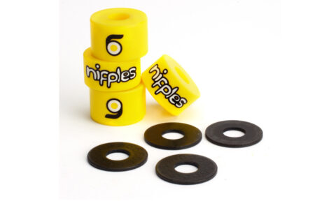 Orangatang Nipple Bushings hart, 4 Stück m. Washern