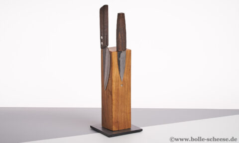 Messerblock aus Olivenholz