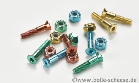 Steez Montageschrauben 1", farbig anodisiert