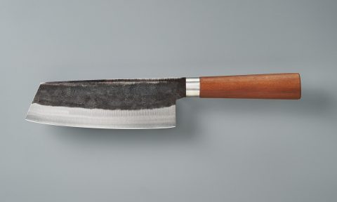 Carbonstahl-Kochmesser TUONG 17, handgeschmiedet