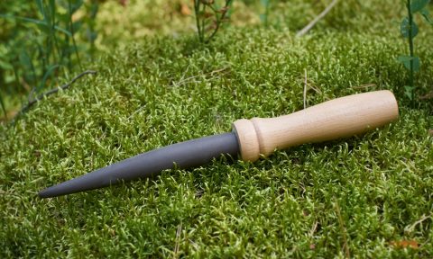 Keramik-Schleifstab mit Holzgriff und Futteral